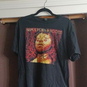 Gildan Black Sepultura Graphic Tee